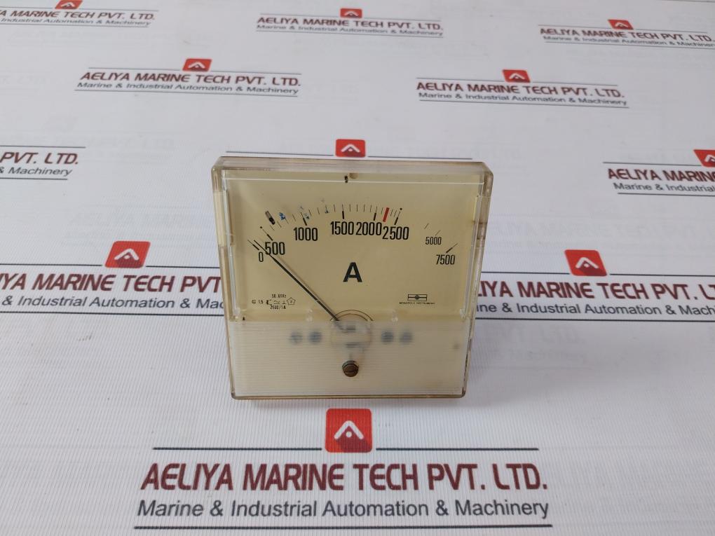 Monopole Instrument 0-2500/7500 A Ammeter 50.60 Hz 2500/1A - Image 2