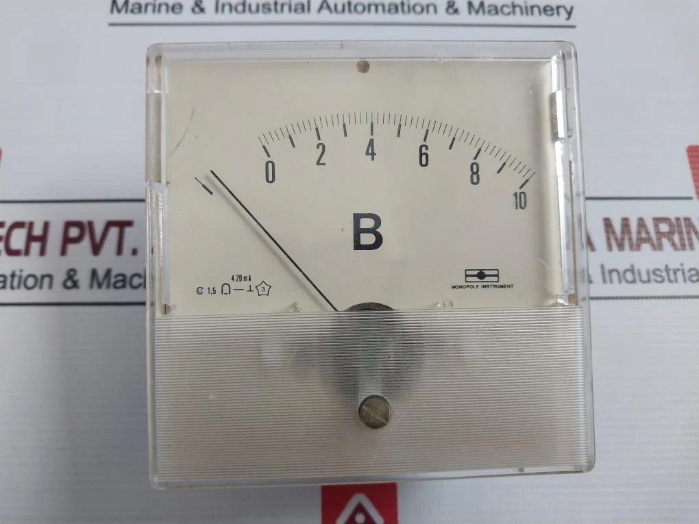 Monopole Instrument Analog Panel Meter 0-10 B 4.20Ma - Image 2