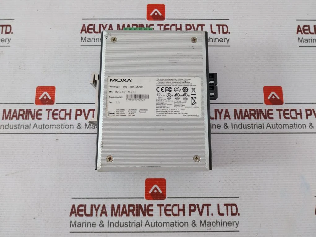 Moxa Imc-101-m-sc Industrial Media Converter 1201001011622 Rev: 2.3 12-48 Vdc - Image 6
