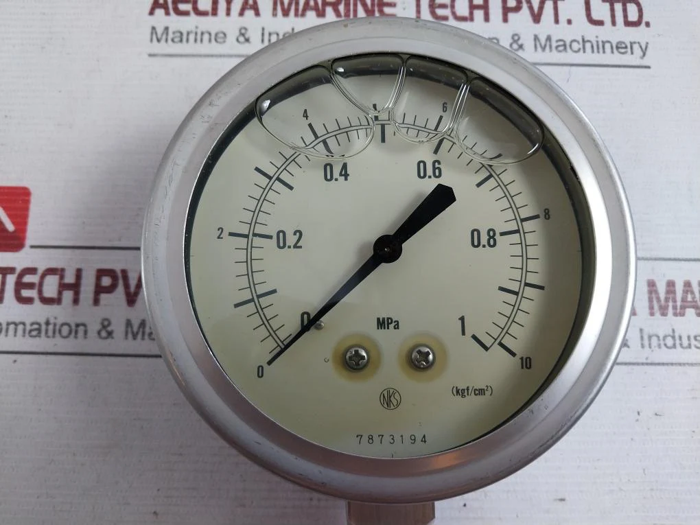 Nagano Keiki Seisakusho Gv42-243 Pressure Sensor Switch Gauge 7873194 0-1 Mpa 693-200.201 - Image 5