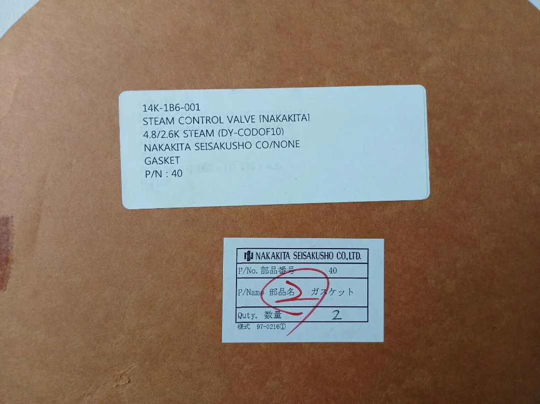 Nakakita Seisakusho 40 O-ring Packing Gasket Reducing Valve Kit 150-600Lb - Image 20