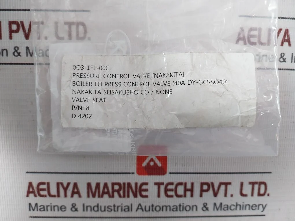Nakakita Seisakusho 4Sx62 Pressure Control Valve 0O3-1F1-00C 40A Dy-gcsso40 - Image 9