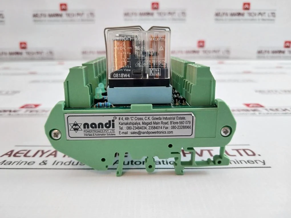 Nandi Powertronics Nage-2282/24Pi Electromechanical Relay Module G2R-2 24Vdc - Image 4