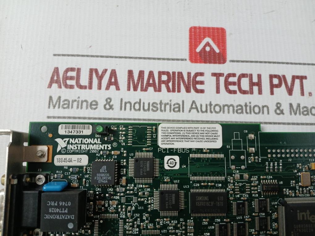 National Instruments 188454A-02 Pci-fbus Fieldbus Interface Device 1347331 - Image 3