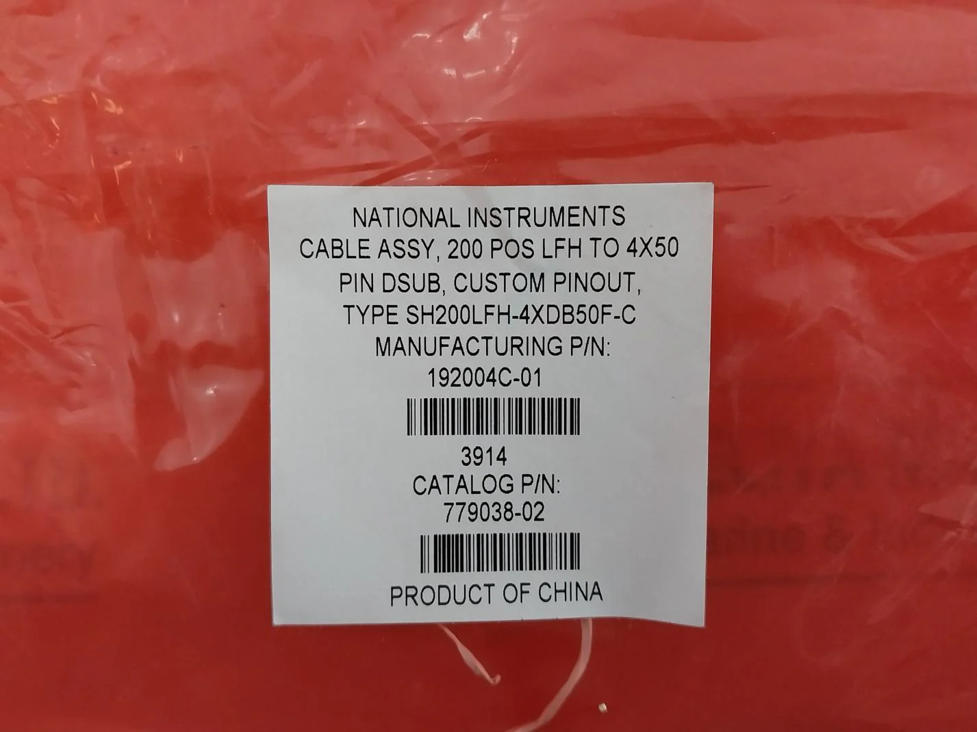 National Instruments Sh200Lfh-4Xdb50F-c Cable Assembly 1 Meter 192004C-01 - Image 16