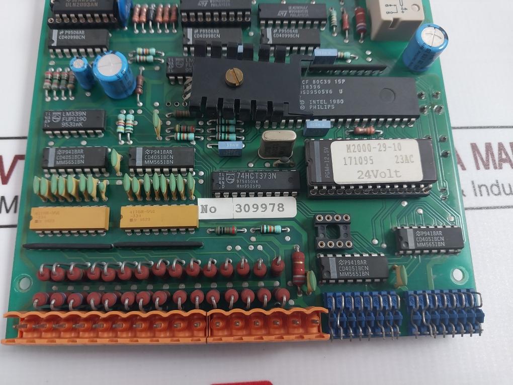 Niels W. Smed M1000-3 Printed Circuit Board 23Ac 24V 309978 171095 - Image 3
