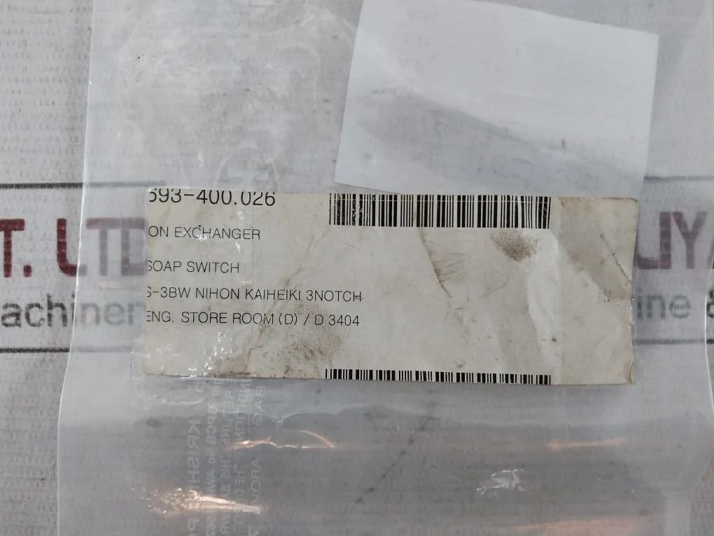 Nihon Kaiheiki S-3Bw Soap Switch 5A 125V Ac 3-notch - Image 8