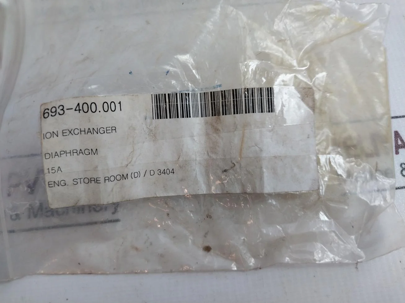 Nippon Daiya Valve Diaphragm For Valve Ion Exchanger 15A 95 05 E P - Image 7