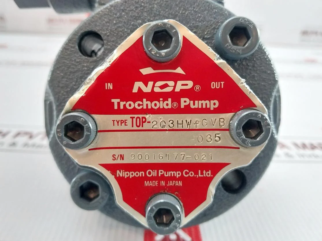 Nippon Top-203Hwfgvb035 Trochoid Oil Pump W/ Relief Valve 2.0Mpa 2Vb H - Image 4