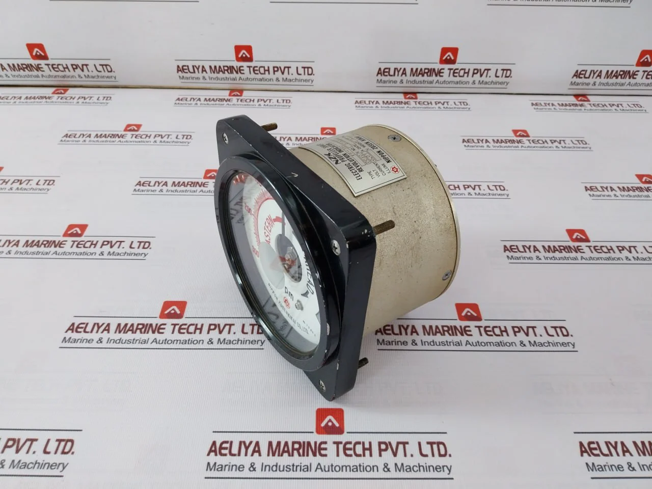Nippon Zosen Kikai Fe-130 Electric Propeller Shaft Revolution Indicator Dc40V - Image 3