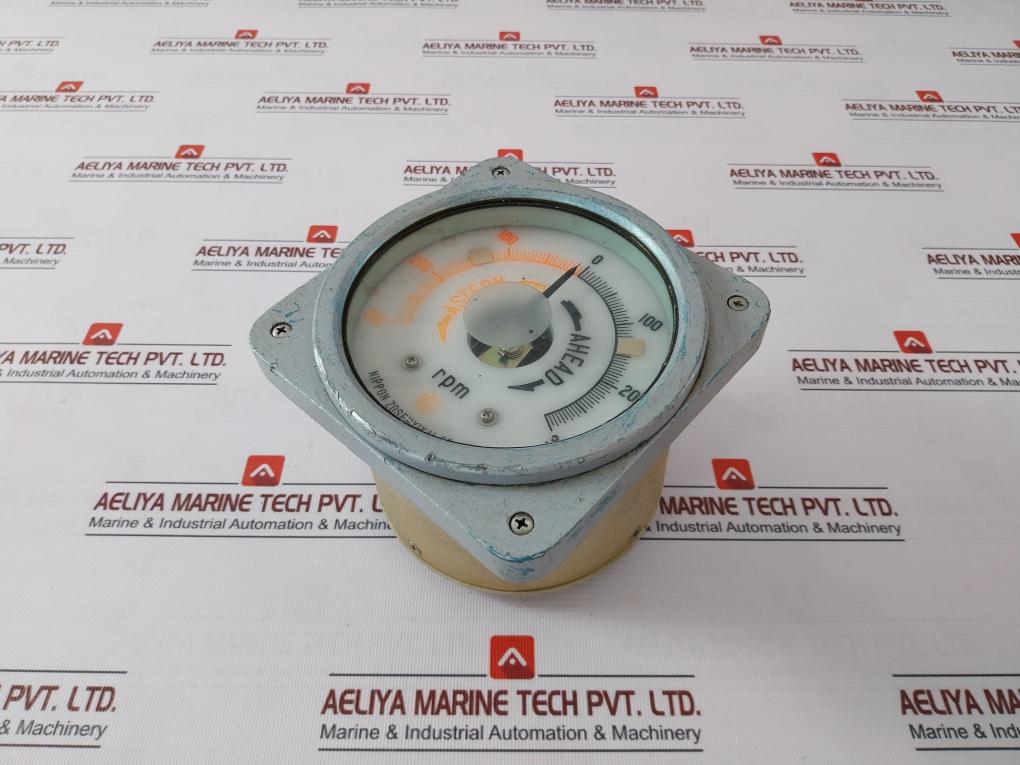 Nippon Zosen Kikai Fl-130 Electric Propeller Shaft Revolution Indicator Ac100V - Image 3