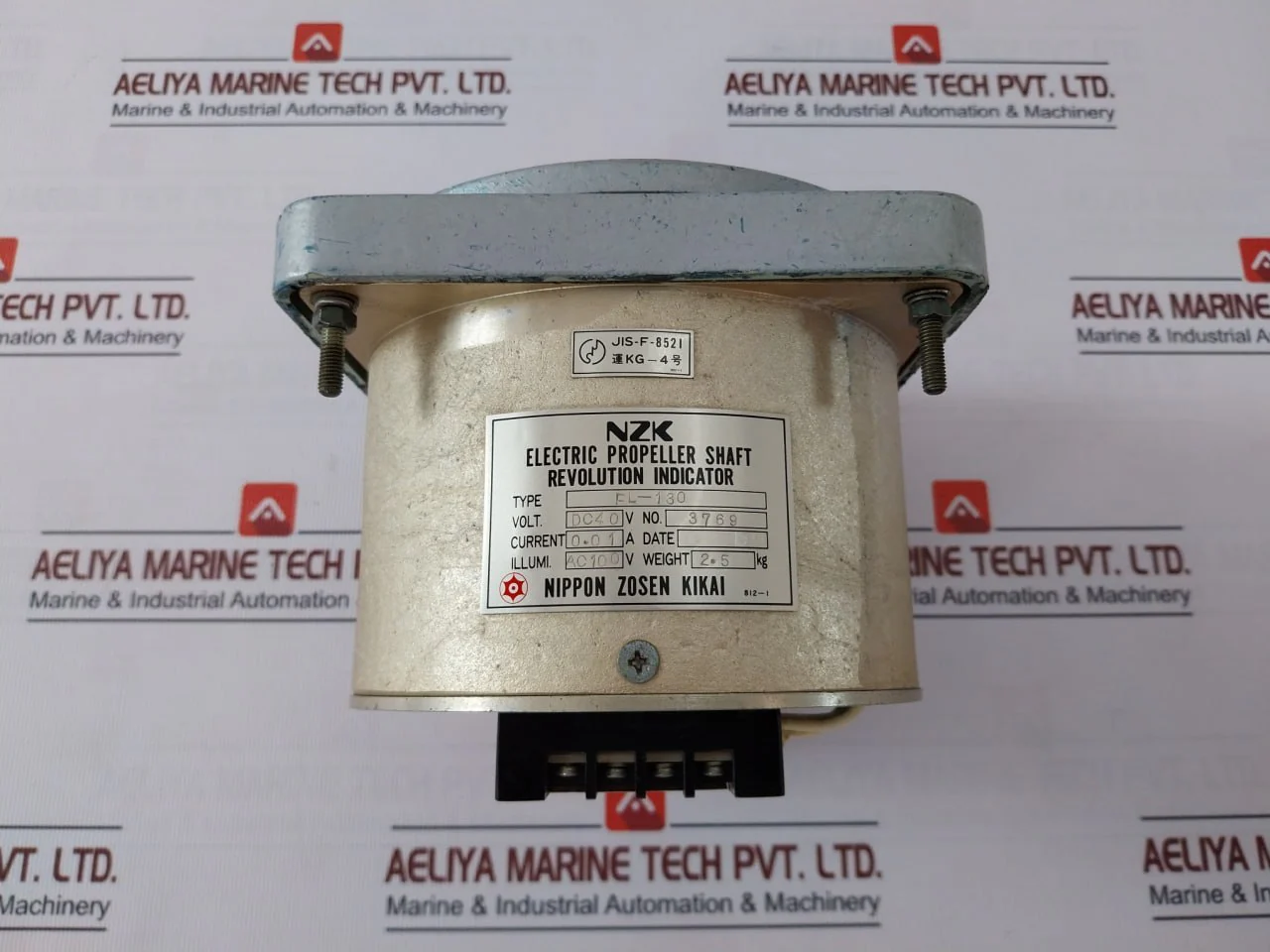 Nippon Zosen Kikai Fl-130 Electric Propeller Shaft Revolution Indicator Ac100V - Image 7
