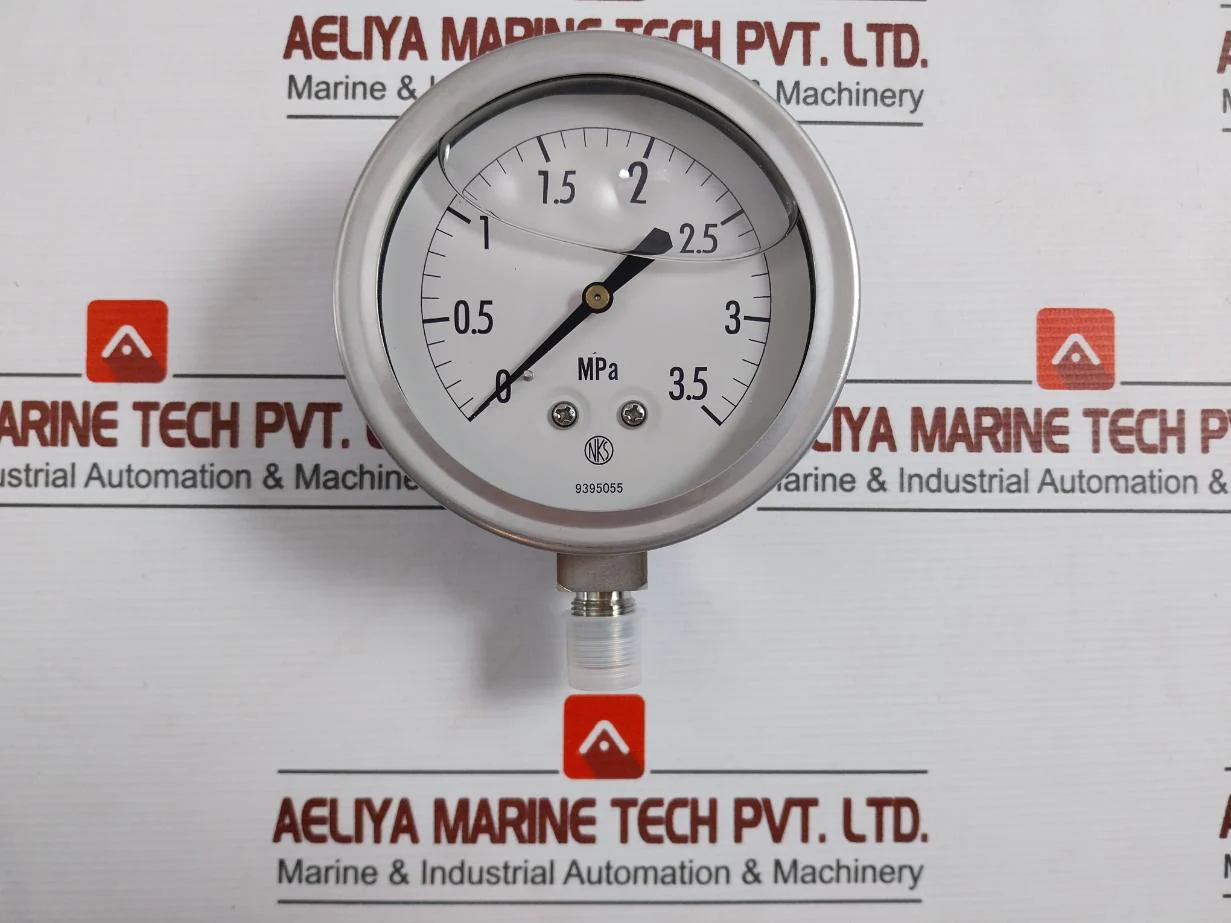 Nks Gv42-233 Pressure Sensor Switch Gauge 0-3.5 Mpa Bt3/8Bx100 - Image 3