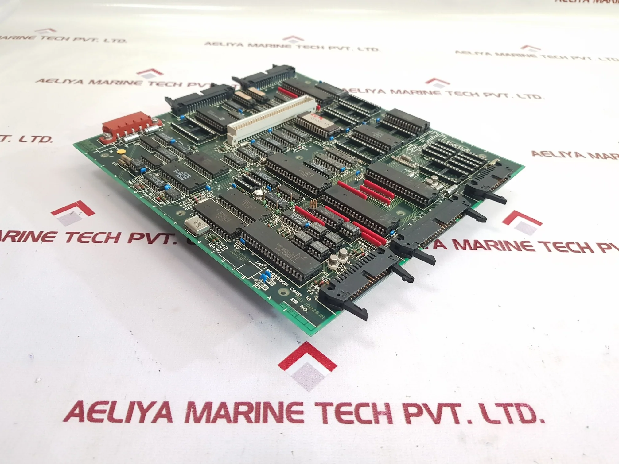 Nor Control Automation Nn-791 I/O Processor Card Her 100261H Used - Image 2