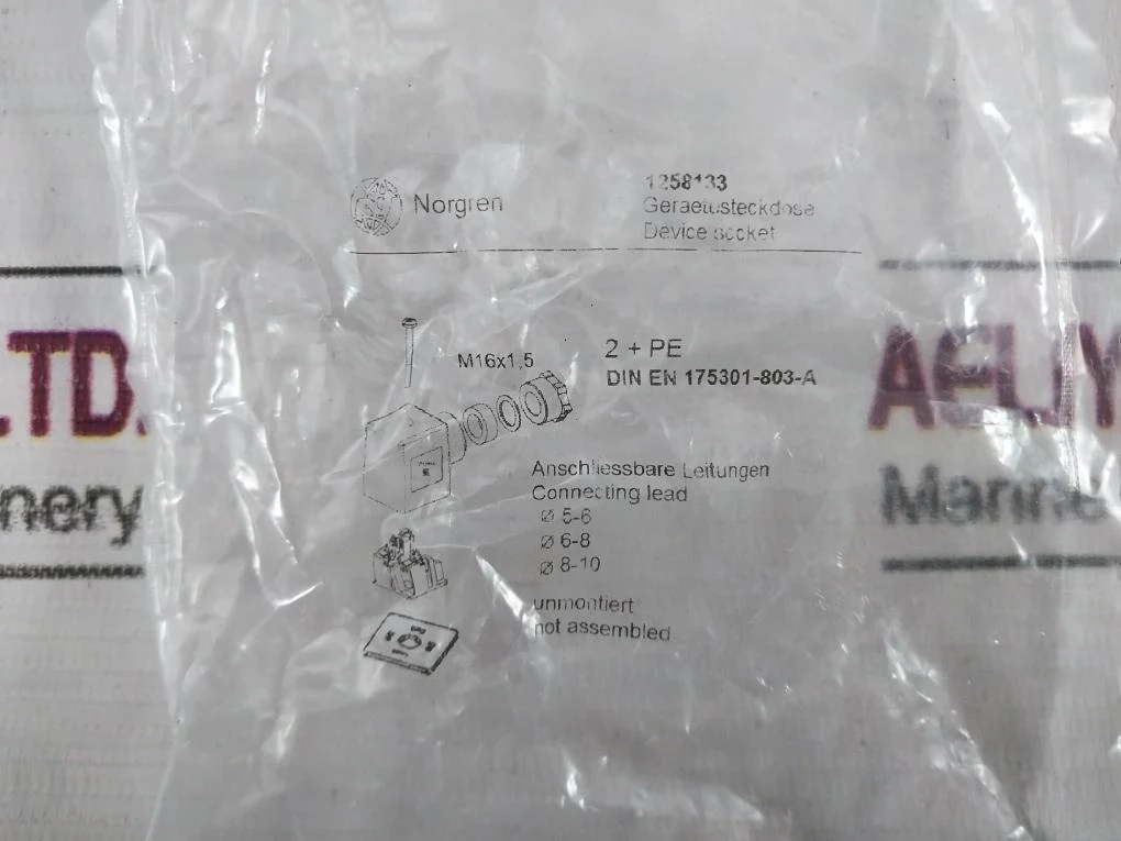 Norgren 1258133 Solenoid Coils Device Socket Set 110V 50Hz 7W A021A 2+Pe - Image 19