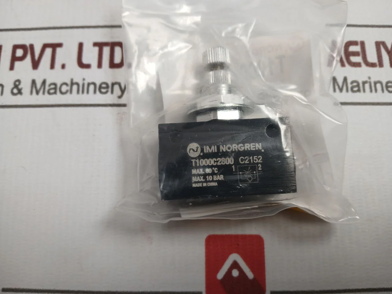 Norgren T1000C2800 1/4 Bsp Air Flow Regulator Speed Controller - Image 3