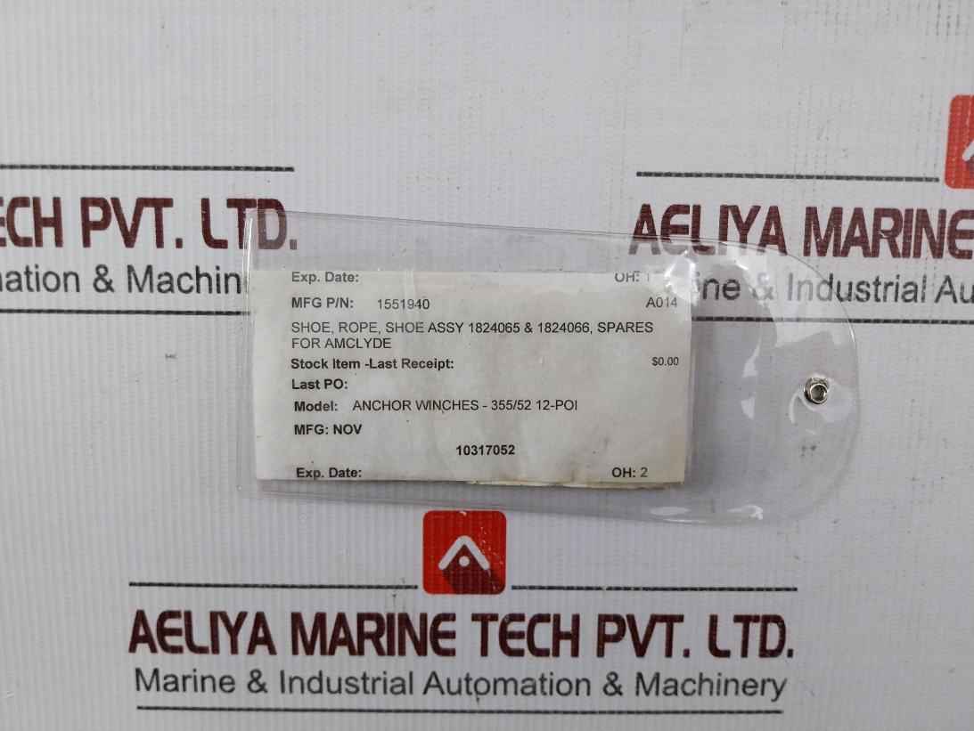 Nov 1551940 Shoe Spare For Mooring System Anchor Winches 355/52 12-point - Image 9