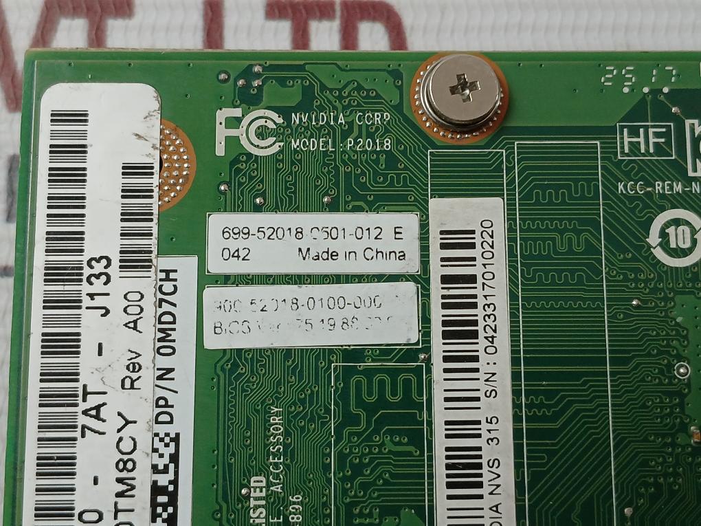 Nvidia Nvs 315 Graphic Card M3 94V-0 D33088 Rev.A00 E204896 0Md7Ch - Image 9