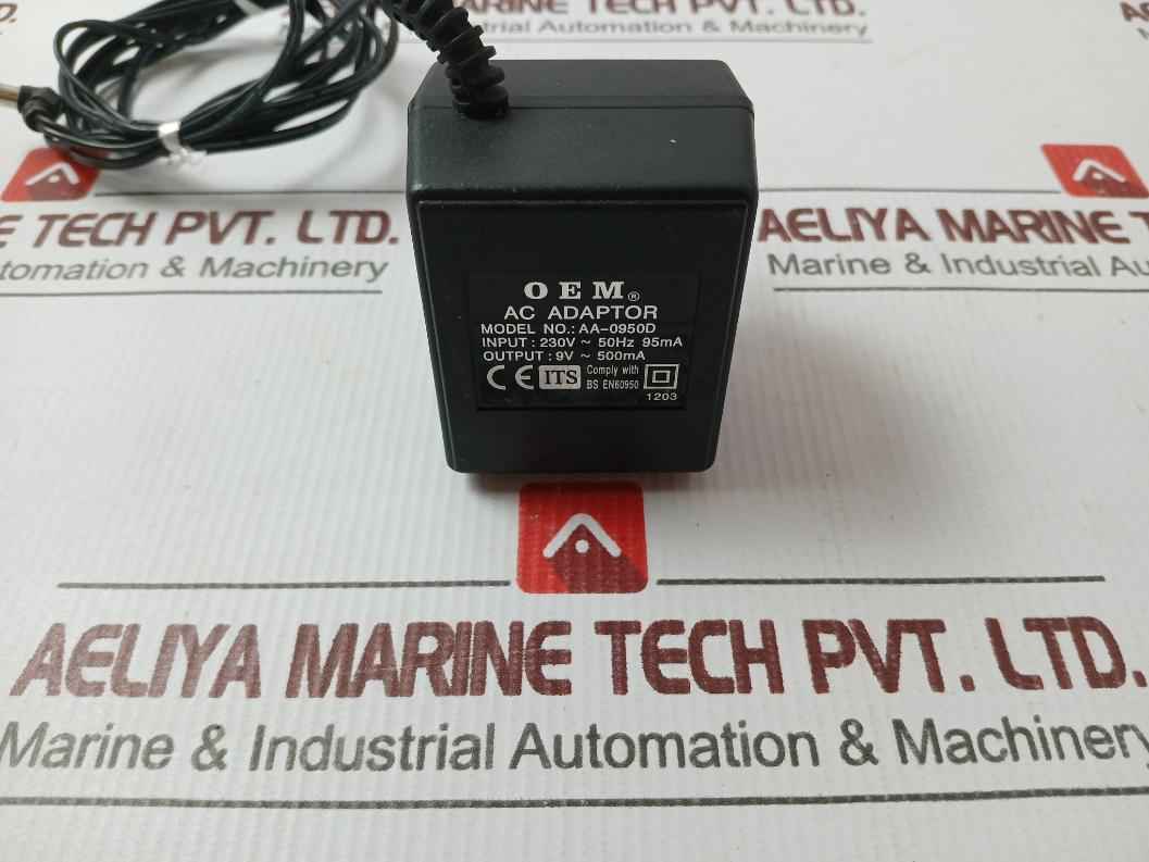 Oem Aa-0950D Ac Adapter 9V 500Ma Power Supply - Image 5