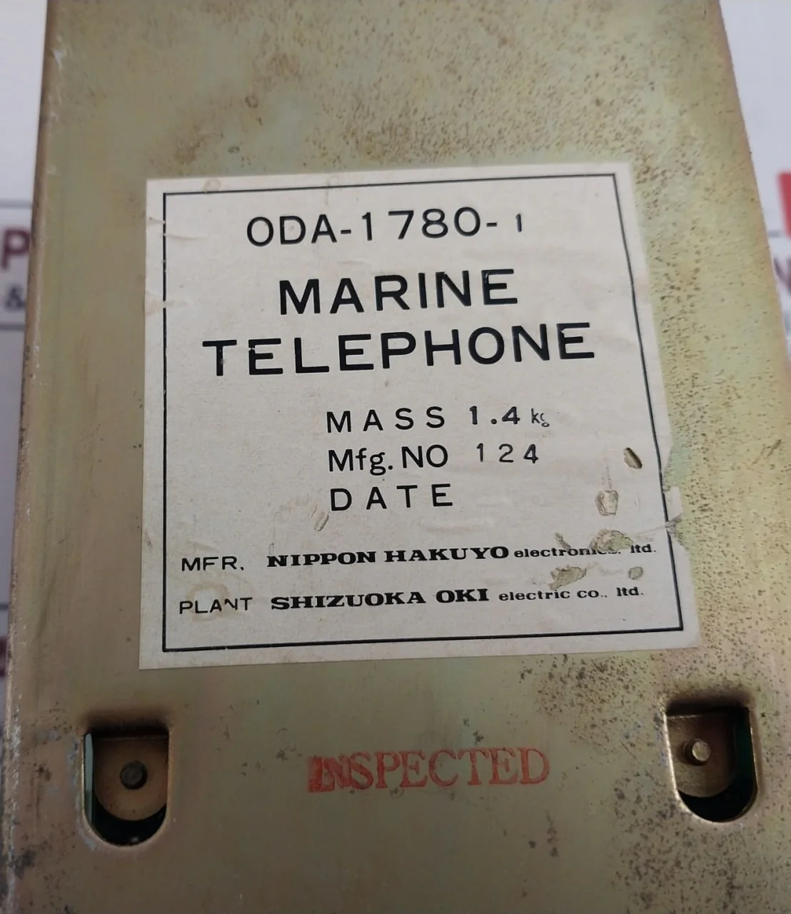 Oki Oda-1780-1 Marine Telephone Tkb-16 - Image 15