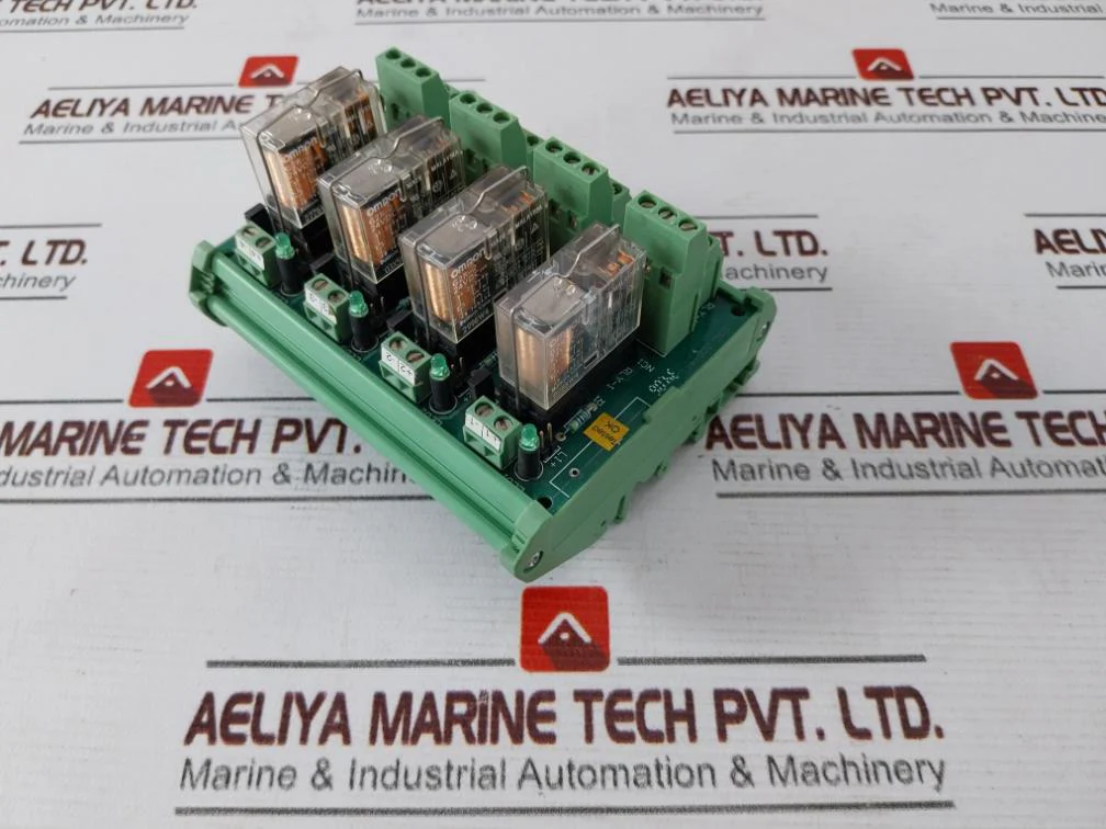 Omron Brk 2Co-4 Relay Module 94V-0 Sl1 Brm 4-24D-2B0 24Vdc 0788W4 120 Vac - Image 3