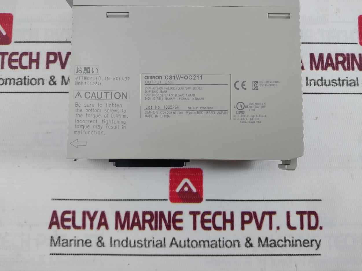 Omron C200Hw-pd024 Plc Power Supply Unit With I/O Module Cs1W-id211 24Vdc--- 50W - Image 22