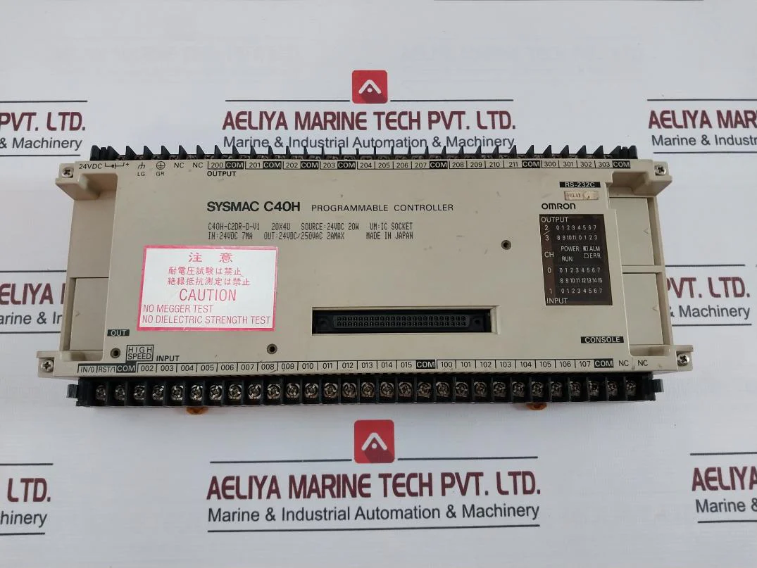 Omron C40H-c2Dr-d-v1 Sysmac C40H Programmable Controller 24Vdc 20W - Image 2