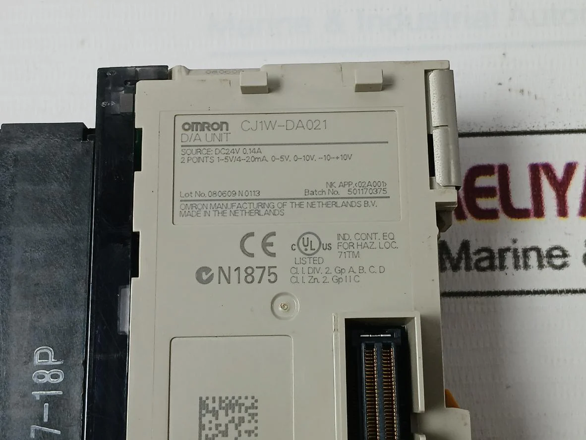 Omron Cj1W-da021 Plc Analog Output D/A Unit 2 Points 1-5V/4-20Ma&nbsp; - Image 12