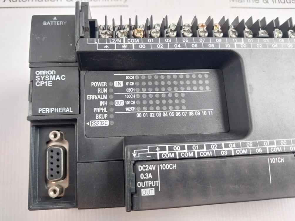 Omron Cp1e-n60sdr-a Plc Module 100-240v Ac, 50/60hz - Image 6