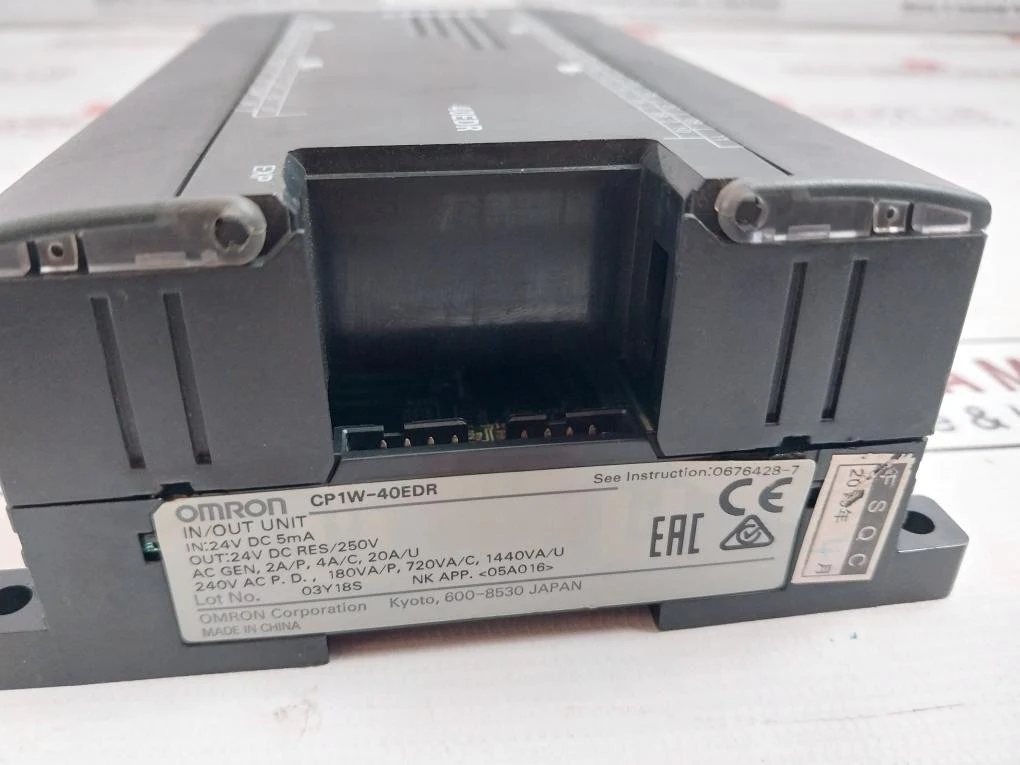 Omron Cp1W-40Edr Programmable Logic Controller Expansion Module 24V Dc 5Ma - Image 7