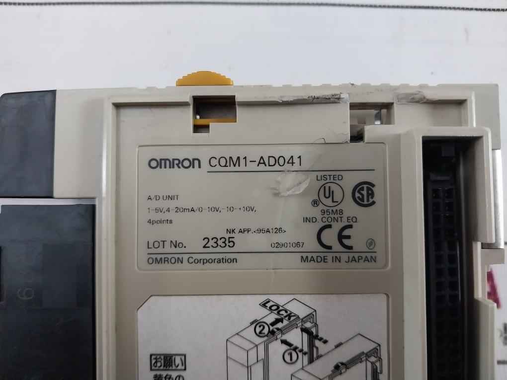 Omron Cqm1-ad041 Plc Input Module 4 Point 4-20Ma - Image 8