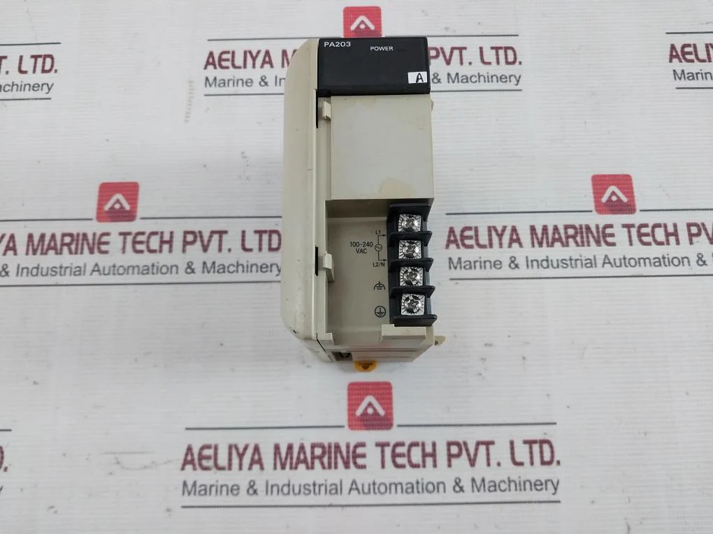 Omron Cqm1-pa203 Plc Power Supply Module 24V Dc 10 Ma 16 Points - Image 2