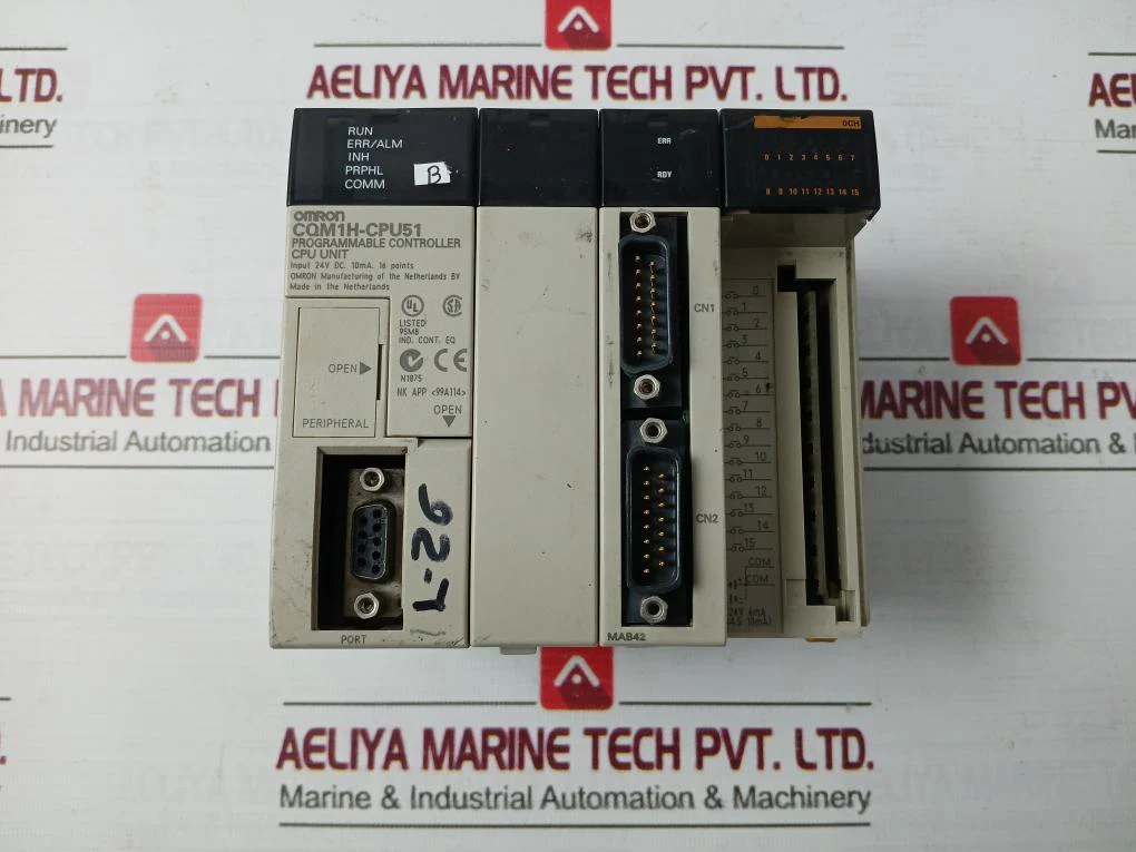 Omron Cqm1-pa203 Plc Power Supply Unit 100-240V Ac 50/60Hz 60Va 94V-0 - Image 3