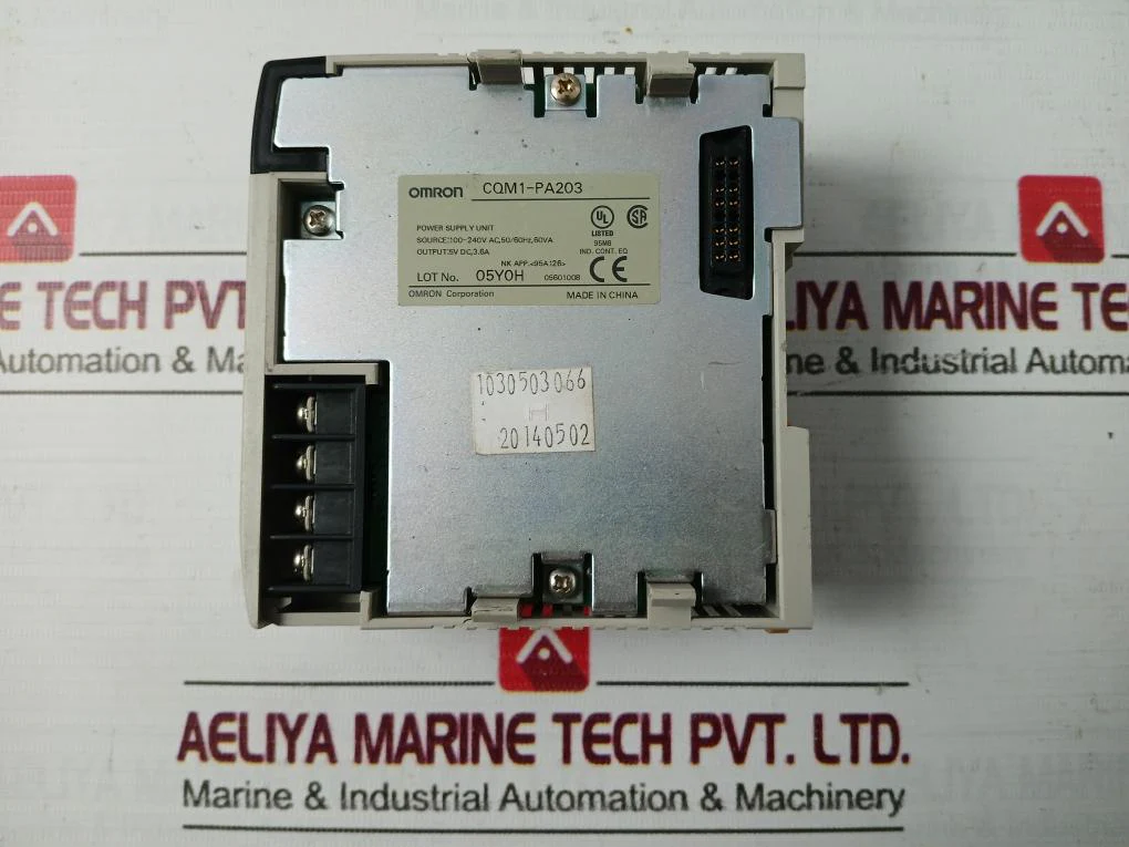 Omron Cqm1-pa203 Plc Power Supply Unit Cqm1-cpu41-ev1 100-240Vac 50/60Hz 60Va - Image 6