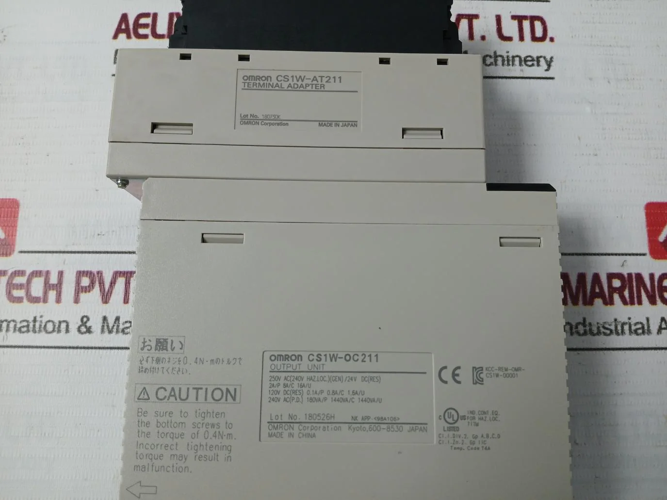 Omron Cs1W-at211 Plc I/O Module Oc211, Id211, Cs1W-bi103 C200Hw-pd024 24Vdc 50W - Image 9