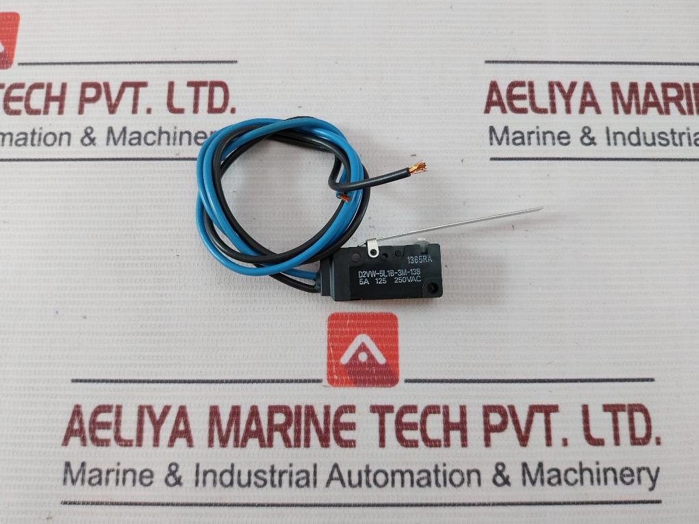 Omron D2Vw-5L1B-3M-138 Micro Switch 5A 125 250Vac - Image 2