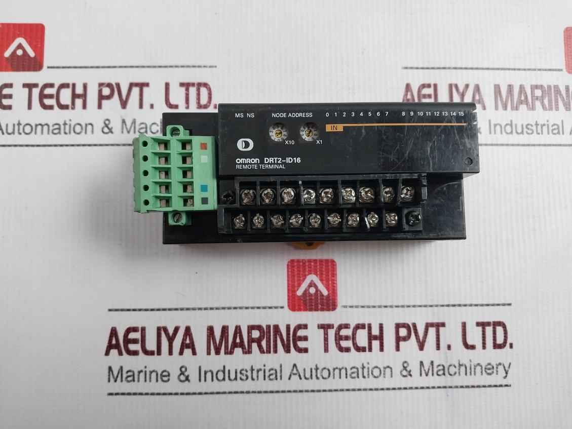 Omron Drt2-id16 Remote I/O Terminal Module 24V Dc 6Ma - Image 2