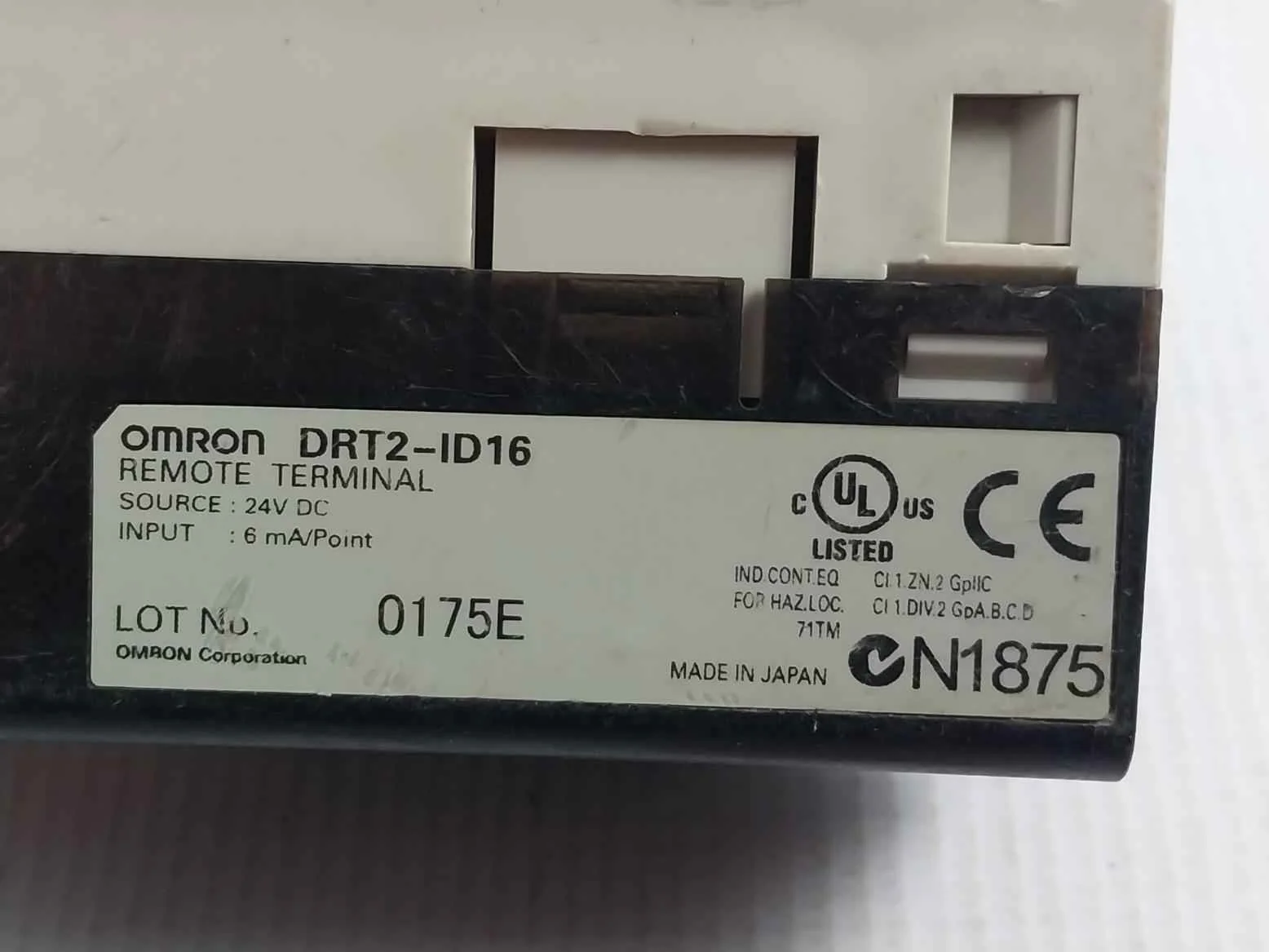Omron Drt2-id16 Remote I/O Terminal Module 24V Dc 6Ma - Image 6