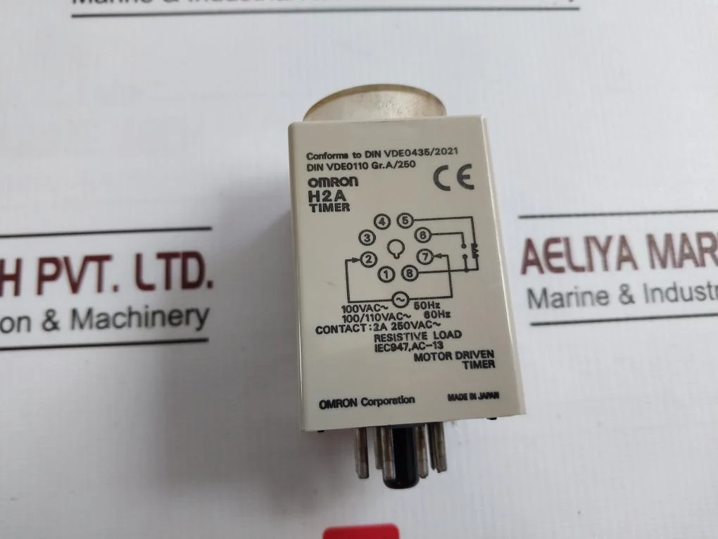 Omron H2A Miniature Motor Driven Timer 2A 250Vac Iec947, Ac-13 0-70 Sec - Image 7