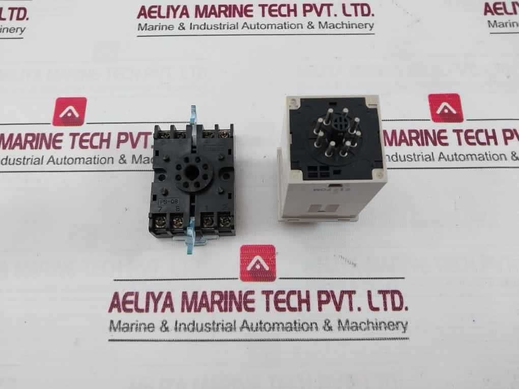 Omron H3Ba-8 Menics Timer Module With Base 0-10 Sec - Image 9