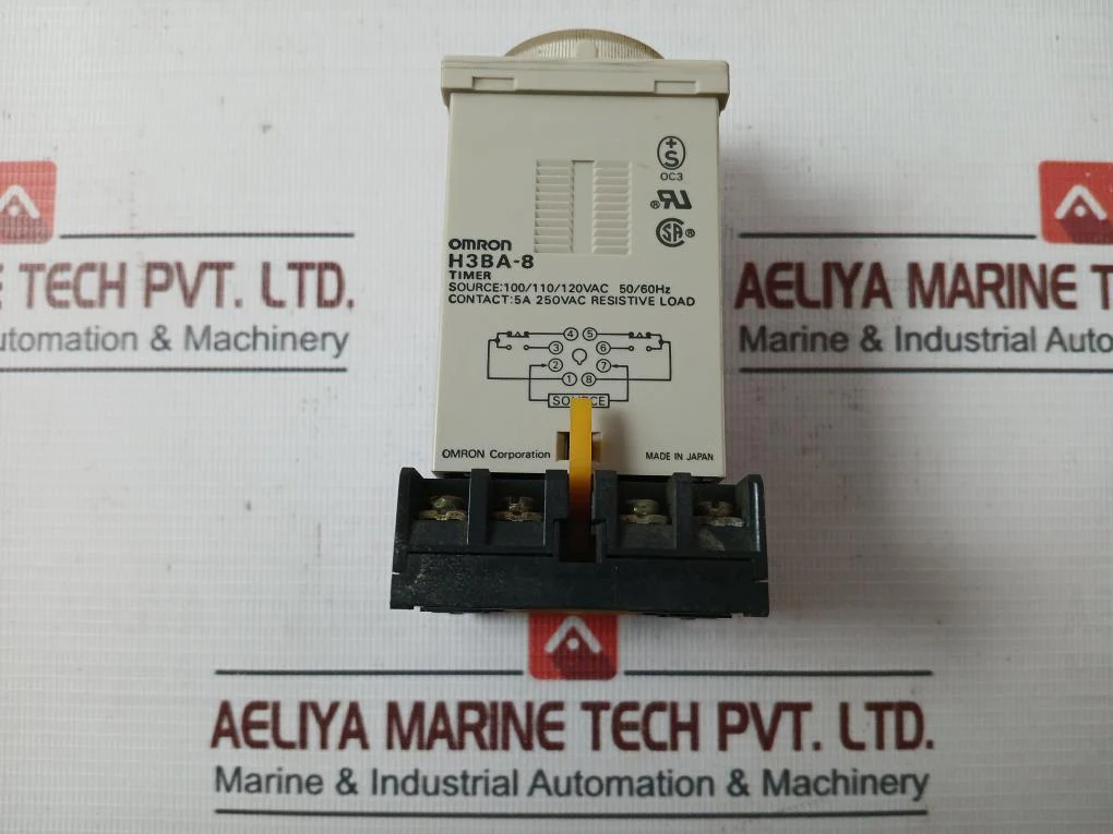 Omron H3Ba-8 Solid-state Timer Module With Base P2Cf-08 100/110/120Vac 50/60Hz - Image 4