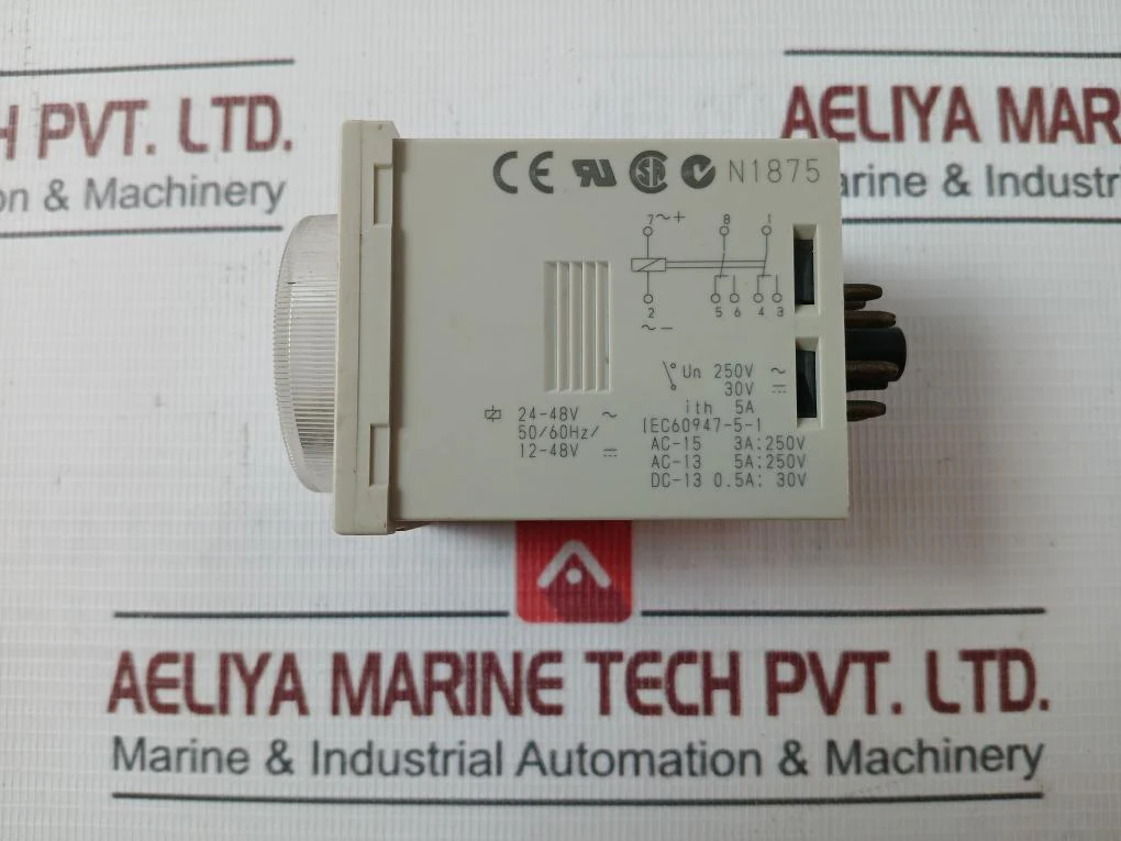Omron H3Cr-a8 Multi-function Analog Timer Module Iec 60947-5-1 250V~ Ac 5A - Image 7