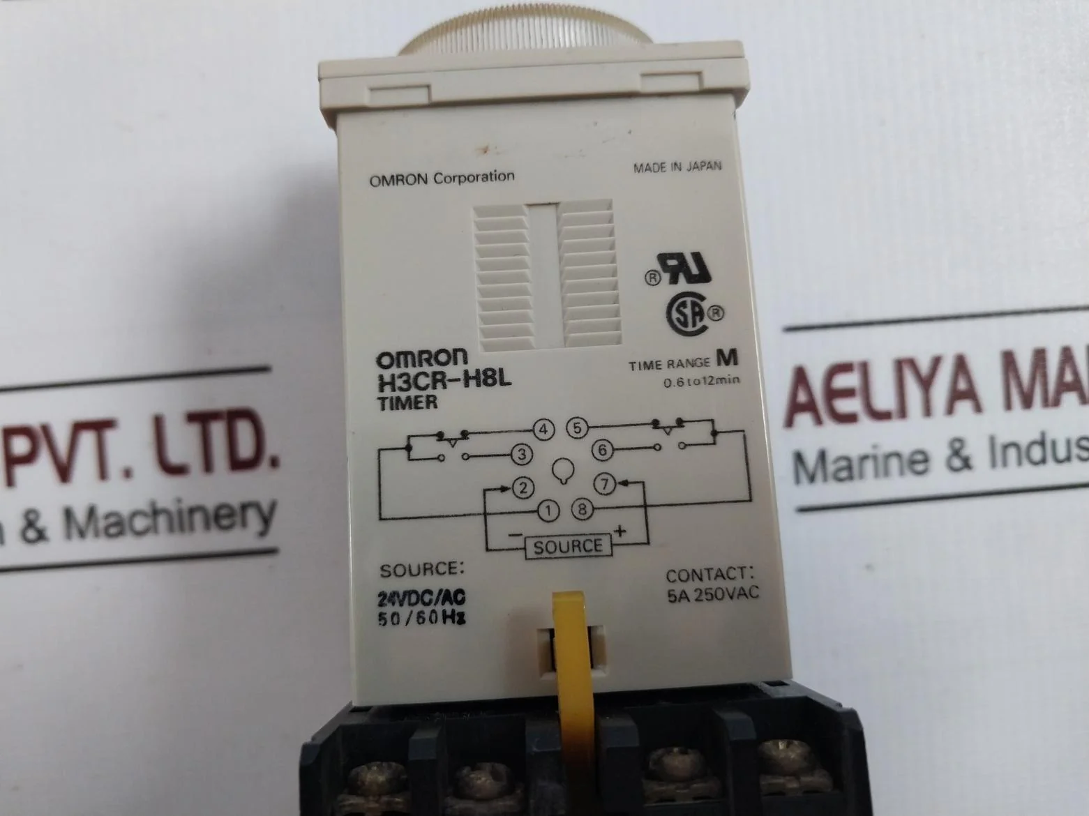 Omron H3Cr-h8L Power Off-delay Timer 24Vdc/Ac 50/60Hz Un 250V - Image 6