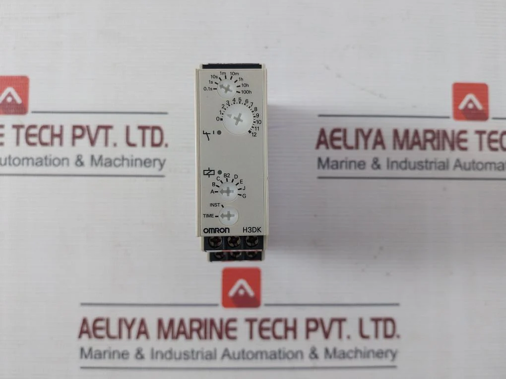 Omron H3Dk-m2 Solid-state Timer 24-240V Ac/Dc 50/60 Hz 0.1S-1200H - Image 2