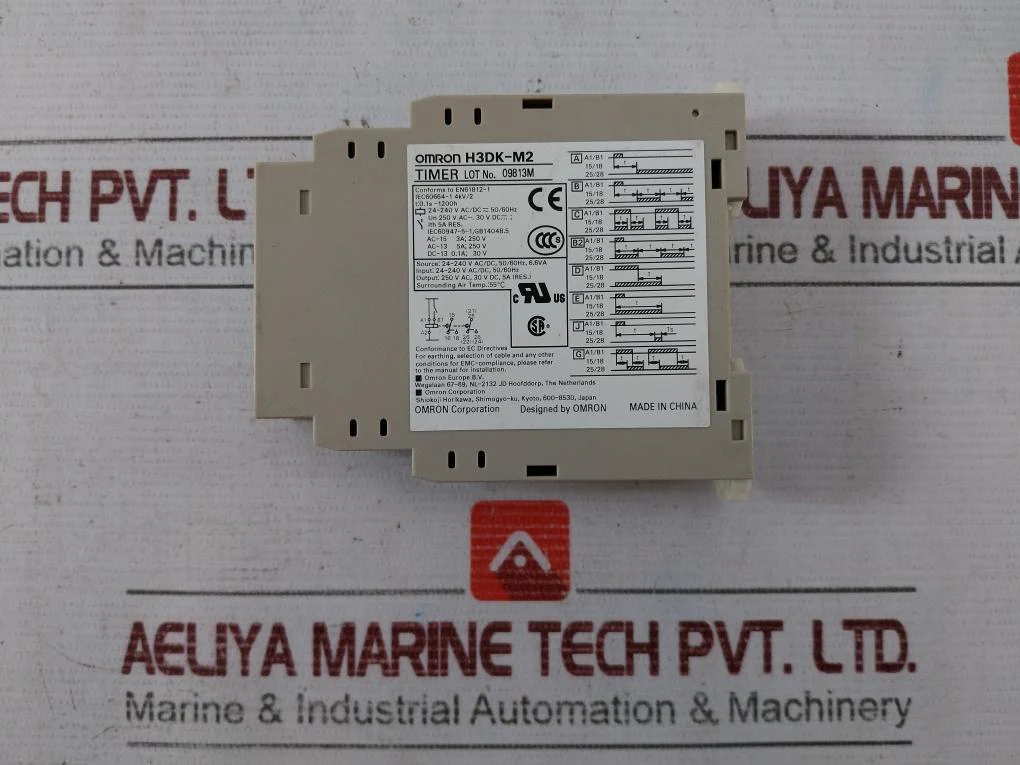 Omron H3Dk-m2 Solid-state Timer Iec60947-5-1 Ac-15 3A 250V 50/60Hz - Image 6