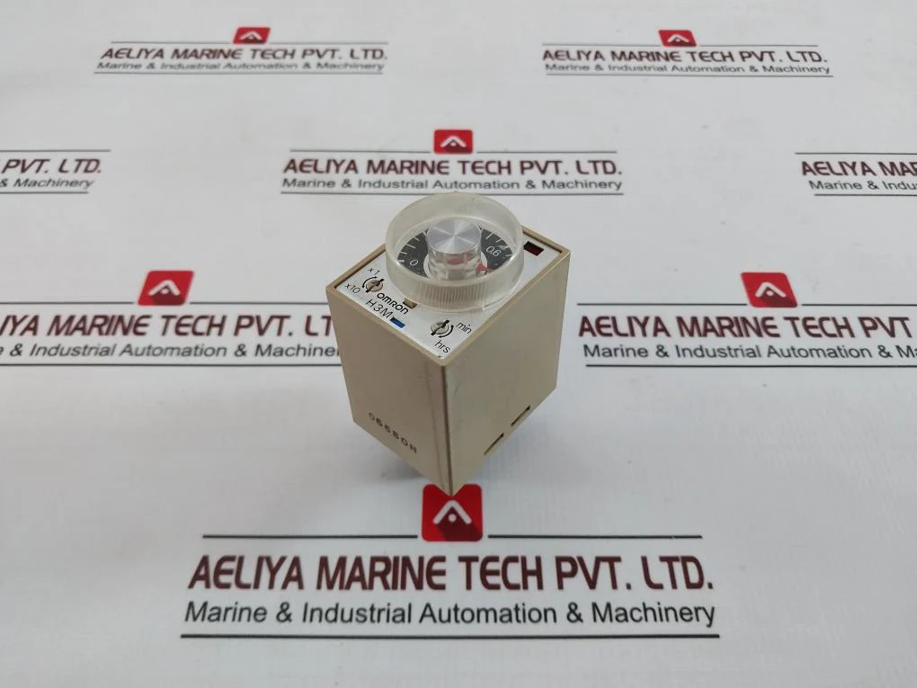 Omron H3M Solid-state Timer 100/110/120Vac 50/60Hz 06680N 5A 250Vac - Image 2