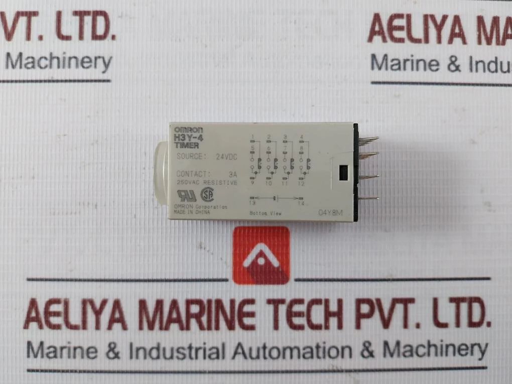 Omron H3Y-4 Timer 0-30 Sec 24Vdc 3A 250Vac 04Y8M - Image 6