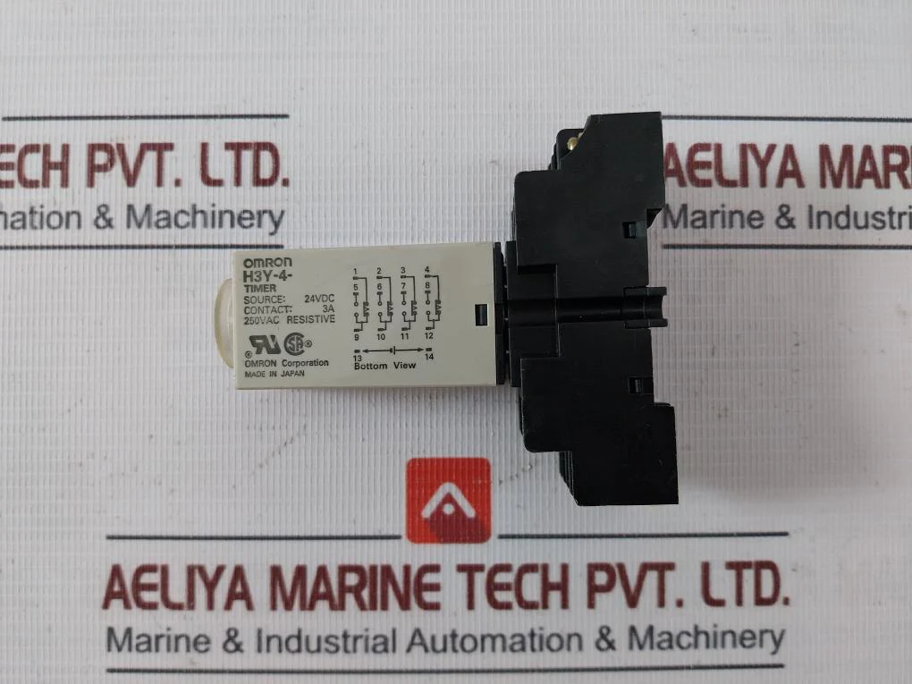 Omron H3Y-4 Timer Module With Base 24Vdc 07190N / Kh-rs-14 0–60 Sec - Image 6