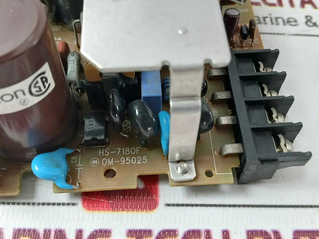 Omron Hs-7180F Power Supply Unit Ymx95V-0 - Image 8