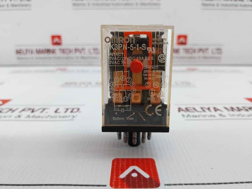 Omron Mk3Pn-5-i-s Power Relay 250Vac/28Vdc 10A - Image 2